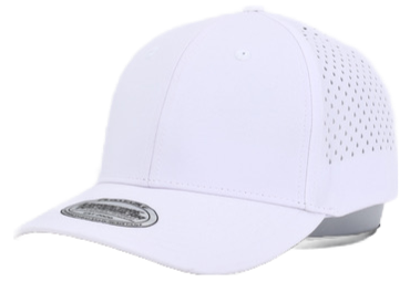 Whte Golf Hat (Add your own Logo)